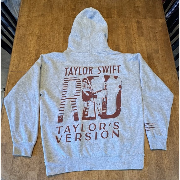 Taylor Swift Tops - Taylor Swift Loving Him Was Red Hoodie Size Large RARE